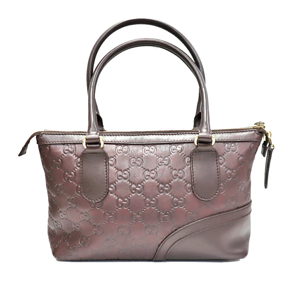 Gucci leather brown handbag ssima
